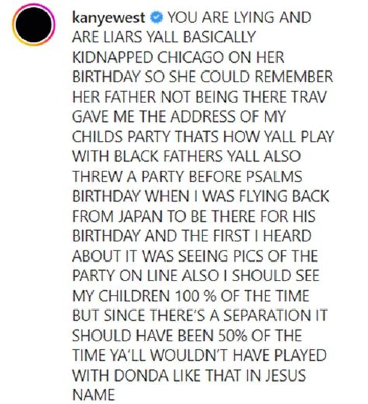 
Khloé Kardashian Calls Out Kanye West Over Niece Chicago’s Birthday as He Claims Family Are ‘Liars’ 