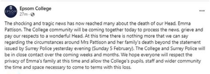 
What happened to Emma Pattison? Gunshots claim explored as Epsom College head teacher found dead along with family 