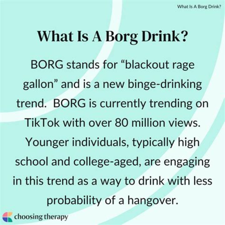 
What is Borg drinking? Viral TikTok drinking hack trend explained 